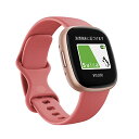 フィットビット スマートウォッチ メンズ 【Suica対応】Fitbit Versa 4 スマートウォッチ ピンクサンド [6日間以上のバッテリーライフ/Alexa搭載/GPS搭載] FB523RGRW-FRCJK [日本正規品]