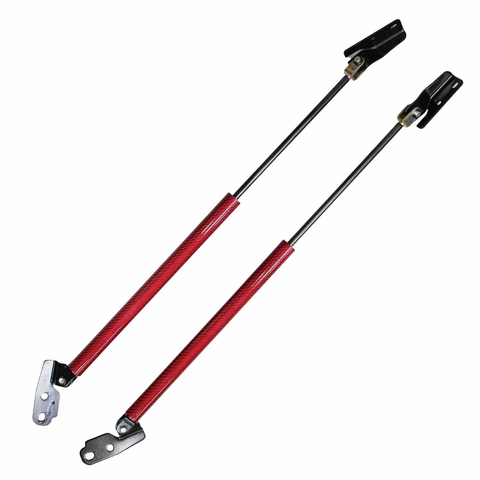 XIANGSHANG (標準ルーフ用) NV350キャラバン E26型 リアゲートダンパー 90451-3XA0B 90450-3XA0B バックドアダンパー リアハッチダンパー トランクダンパー 車検対応 交換用品 サポートダンパー 2本組 赤カーボン