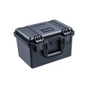 Lykus HC-3020 防水ハードケース 格子状カットスポンジが内蔵 内寸:30x20x20cm ピストル、一眼レフカメラ、レンズなどに適用