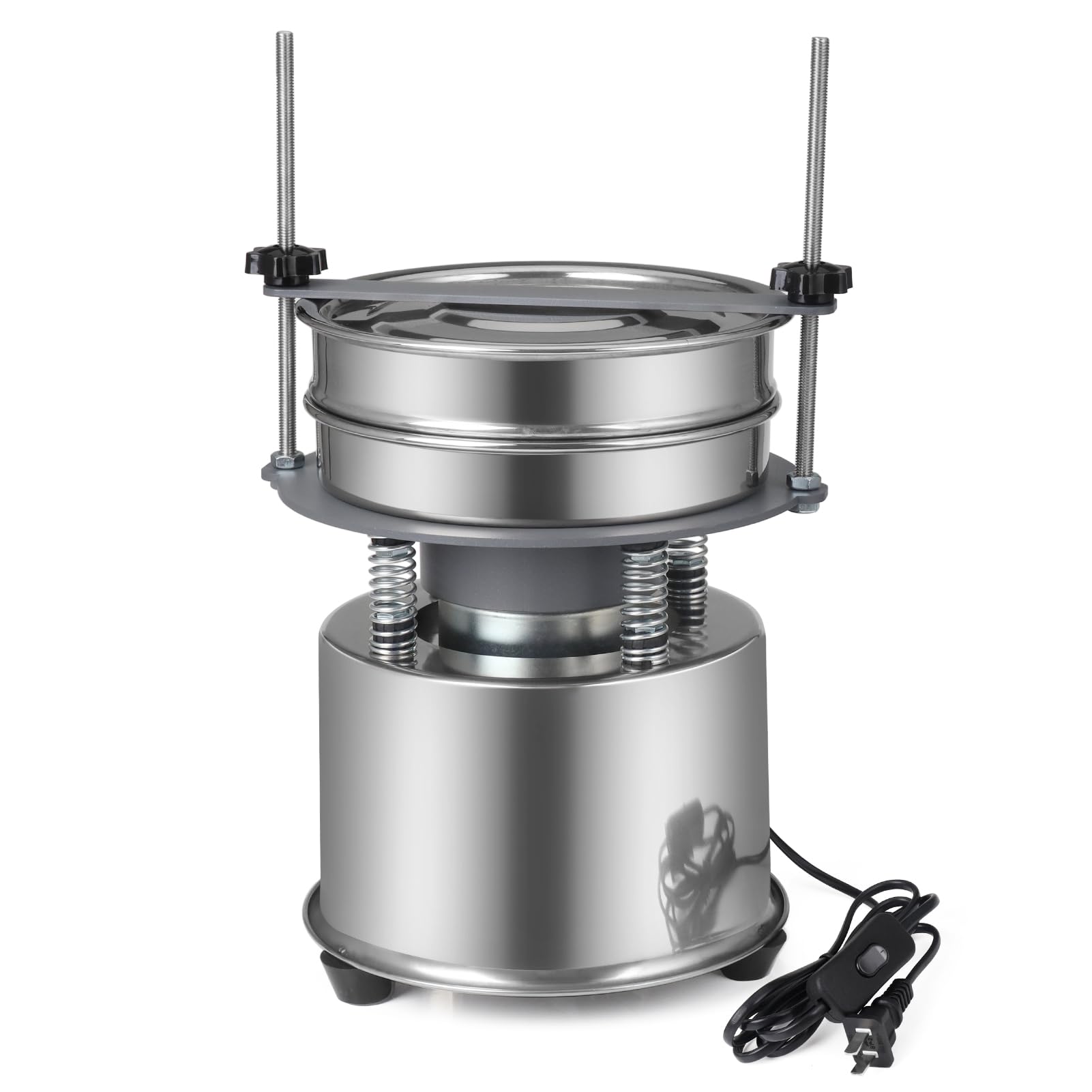 JTVTW 振動ふるい機 試験用ふるい 直径20cm ふるいは8段まで設置可能 1400rpm (機械)