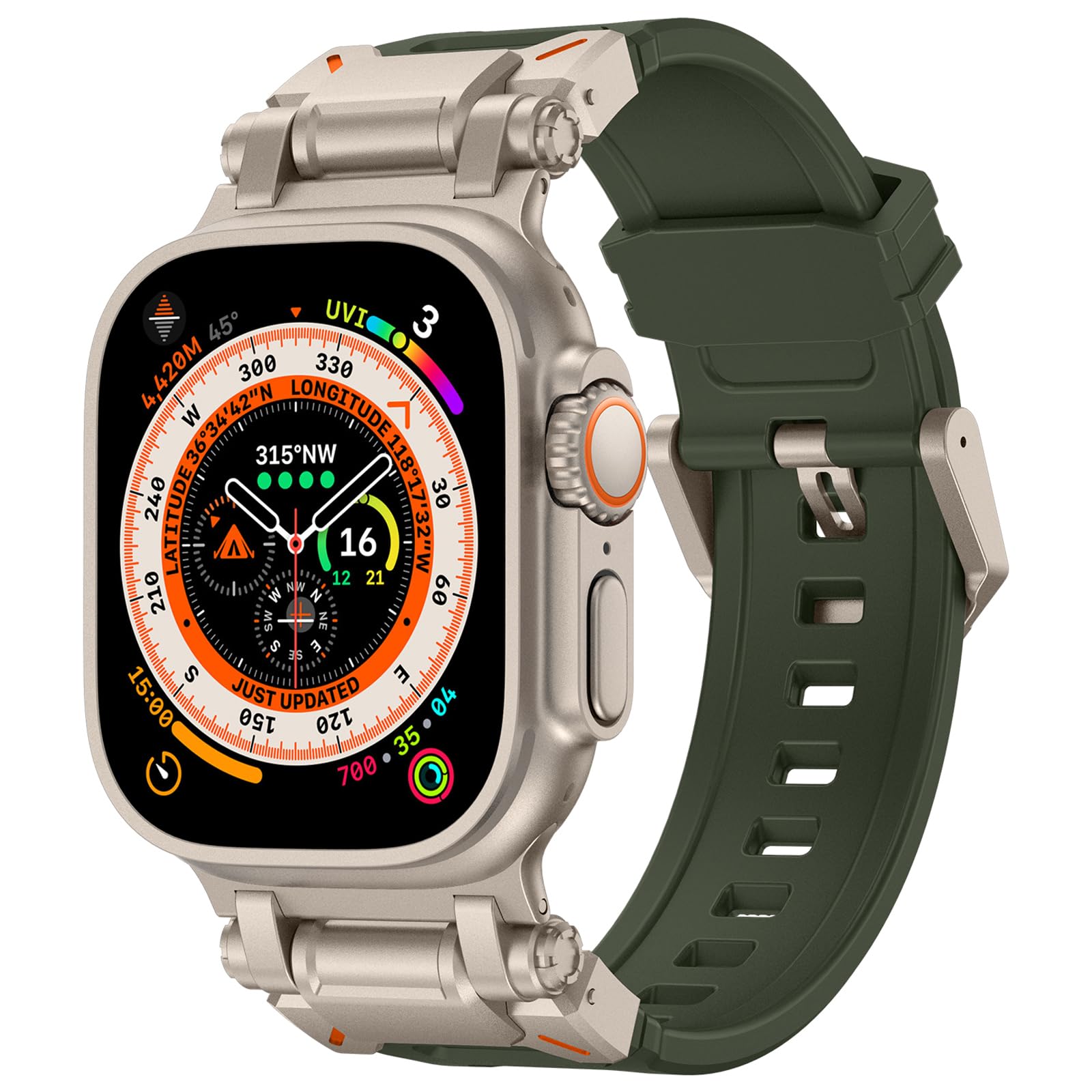BinGeLi ����ѥ��֥� Apple Watch �Х�� 49mm 46mm 45mm 44mm 42mm ���åץ륦���å� ���ݡ��� �Х�� TPU ��...