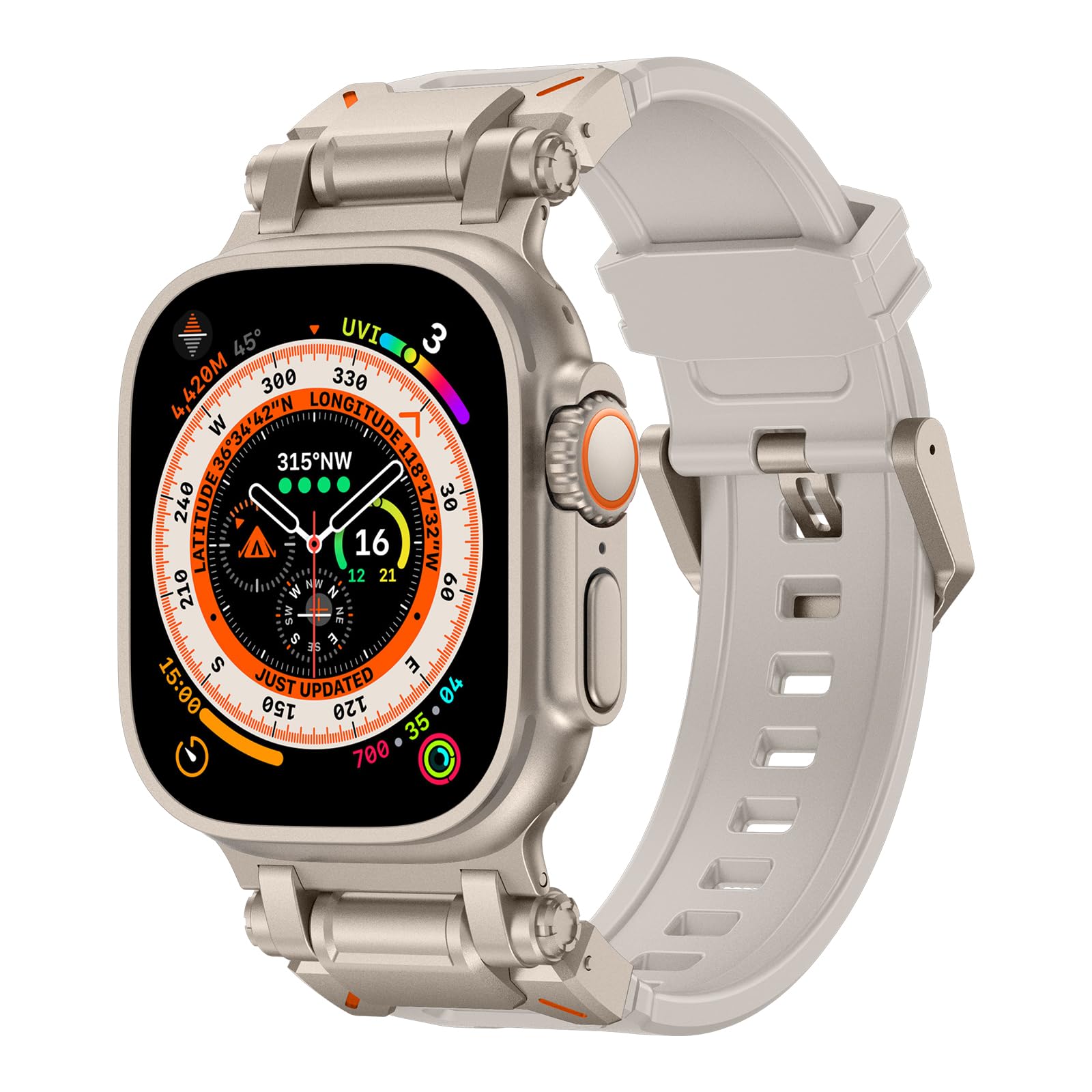 ����ѥ��֥� Apple Watch Ultra �Х��46mm 49mm 45mm 44mm 42mm���åץ륦���å����ꥳ��٥�� �Х�� �̵� �ɿ� �Ѿ�...