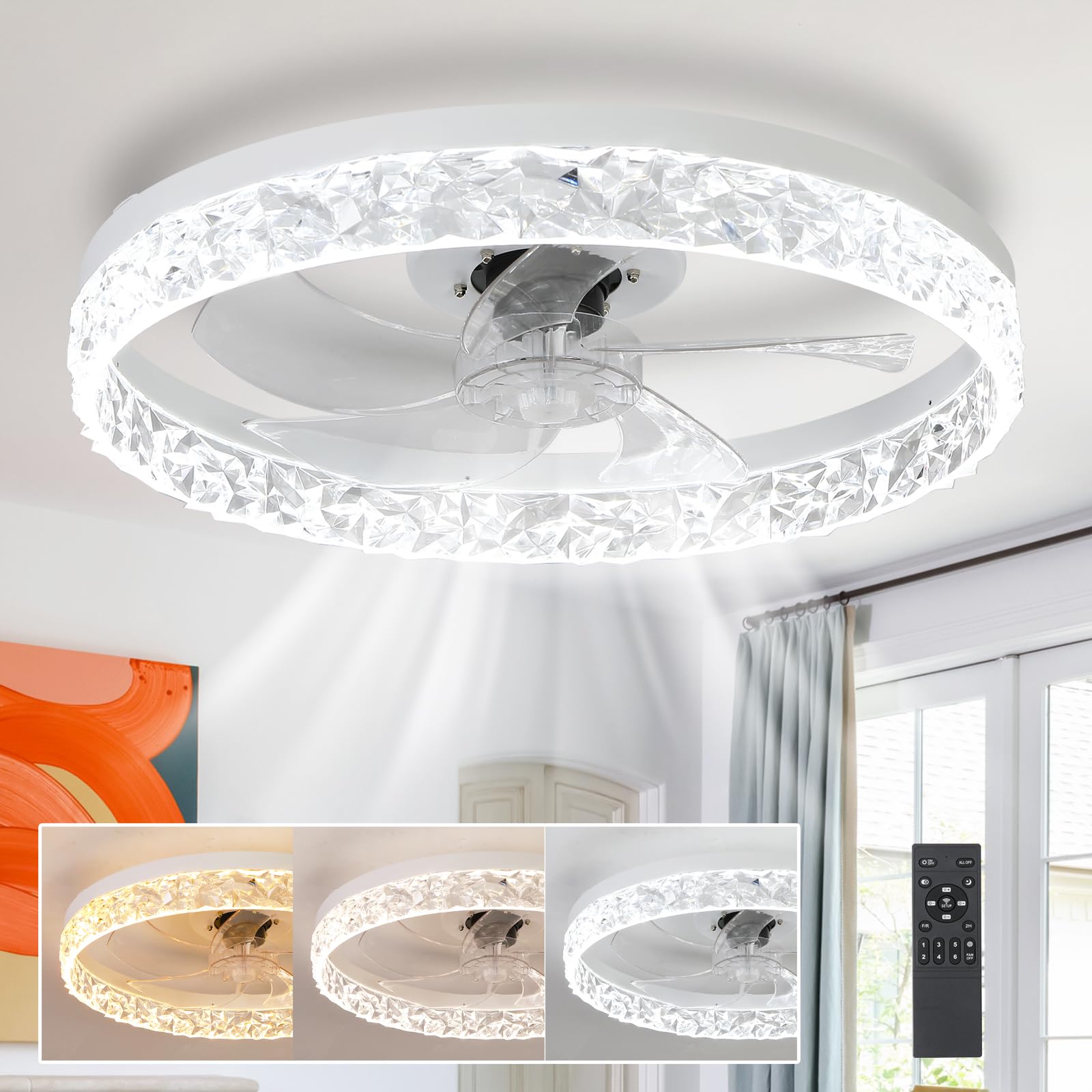 シーリングライト ファン付き 【省工ネ・節電に・明るい】リキコキリ LED ファン付きシーリングライト 8-12畳 58W 4,000ml 天井扇風機 無階段調色・調光タイプ 常夜灯付き 昼光色 昼白色 電球色 6段階大風速調節 正逆回転対応 リモコン制御