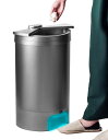 【フットセンサー ゴミ箱】DiETZ (ディーツ) DustBox30 足センサー スライド式 自動 自動ゴミ箱 ダストボックス 30L (シルバーグレー)
