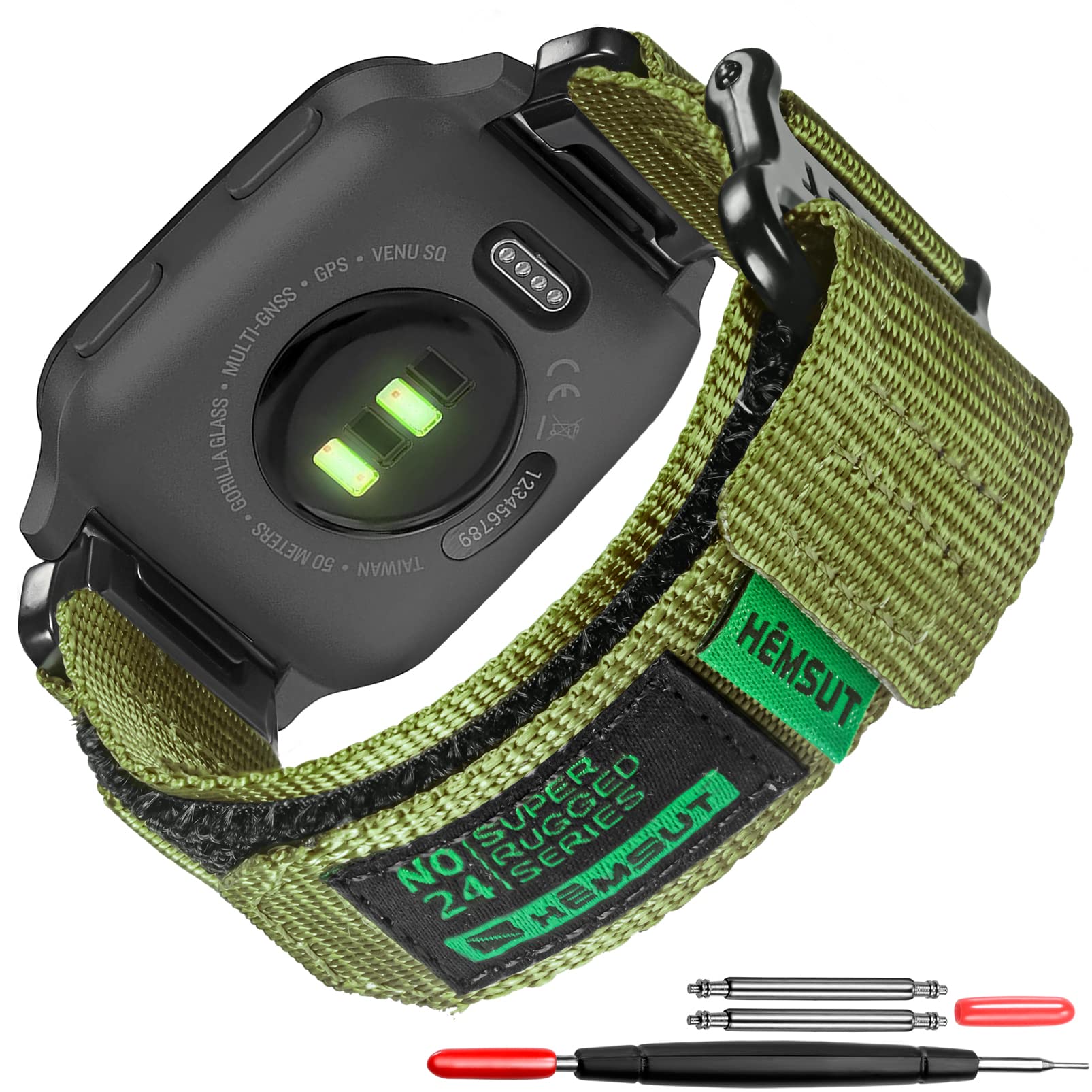 樂天商城 - Torbollo ガーミンベルト GARMIN(ガーミン)Venu/Venu Sq/Venu Sq 2/Venu Sq Music/Venu 2 Plus (Venu 2/Venu 2Sは非対応) アップグレードされたコネクタ ガーミンのクイックフィットv