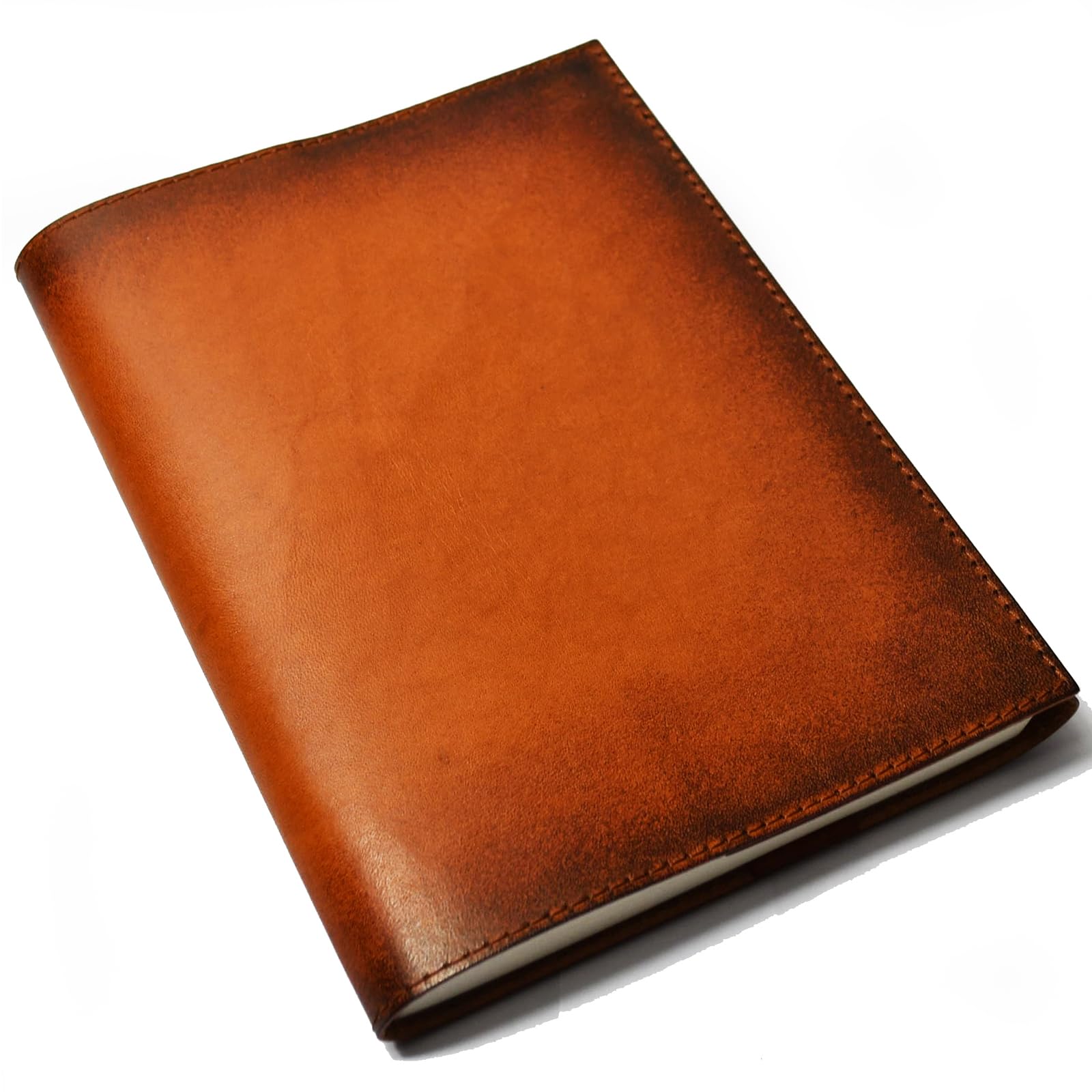 atelierCODEL ブックカバー A5 最高級の革の肌触り 革 栃木レザー (手染めナチュラルブラウン)