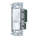 パナソニック(Panasonic) SO-STYLE LED 埋込逆位相調光スイッチC ほたるスイッチC 適合LED専用3.2A ロータリー式 下限照度設定機能付 マットホワイト WNS57583W(3)