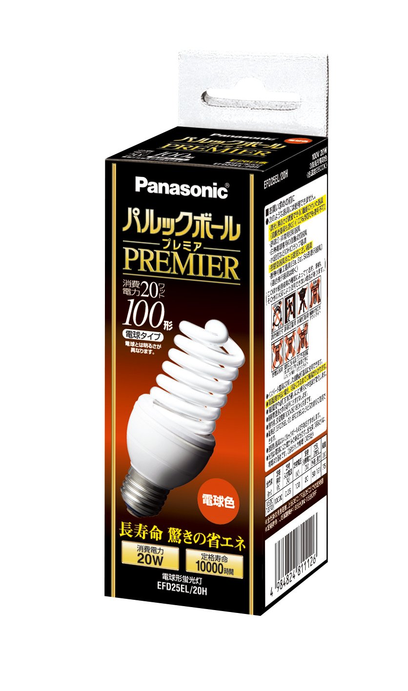 楽天市場】パナソニック パルックボールプレミア d25形 電球100形