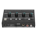 4チャンネルヘッドホンアンプ ベリンガー ヘッドフォンアンプ 12V 2A メタルステレオオーディオアンプ 独立レベル調整可能 電源アダプタ付き楽器 スタジオとステージ用