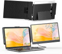 14.2 インチ デュアルディスプレイ ダブルモニター 、120%sRGB FHDデュアルスクリーンノートパソコンディスプレイエクスパンダ、2K IPSノートパソコンディスプレイエクスパンダデュアルスクリーン USB-C/HDMIポート付き、Windows