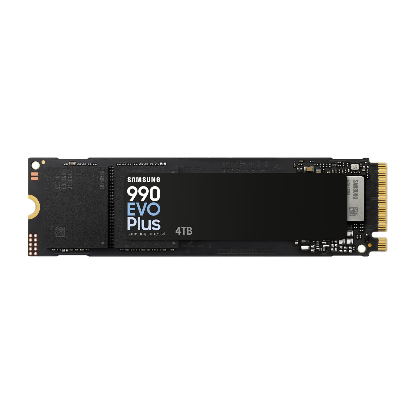 Samsung 990 EVO Plus 4TB PCIe Gen 4.0 4 NVMe M.2 (2280)  7,250MB/ ¢ SSD MZ-V9S4T0B-IT/EC ݾ