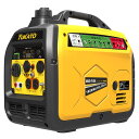 YUKATO インバーター発電機 定格出力1.8kVA ポータブル発 小型 家庭用 50Hz/60Hz切替 防音型 高出力正弦波インバーター搭載 過負荷保護 ガソリン発電機 PSE認証 軽量 アウトドア レジャー 防災 備蓄 災蓄 非常用 (定格出力1.8