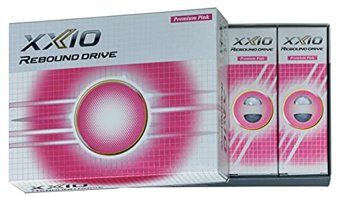 DUNLOP ダンロップ ゴルフボール XXIO REBOUND DRIVE 2021年モデル 1ダース(12個入り) プレミアムピンク XNRDPNK その1