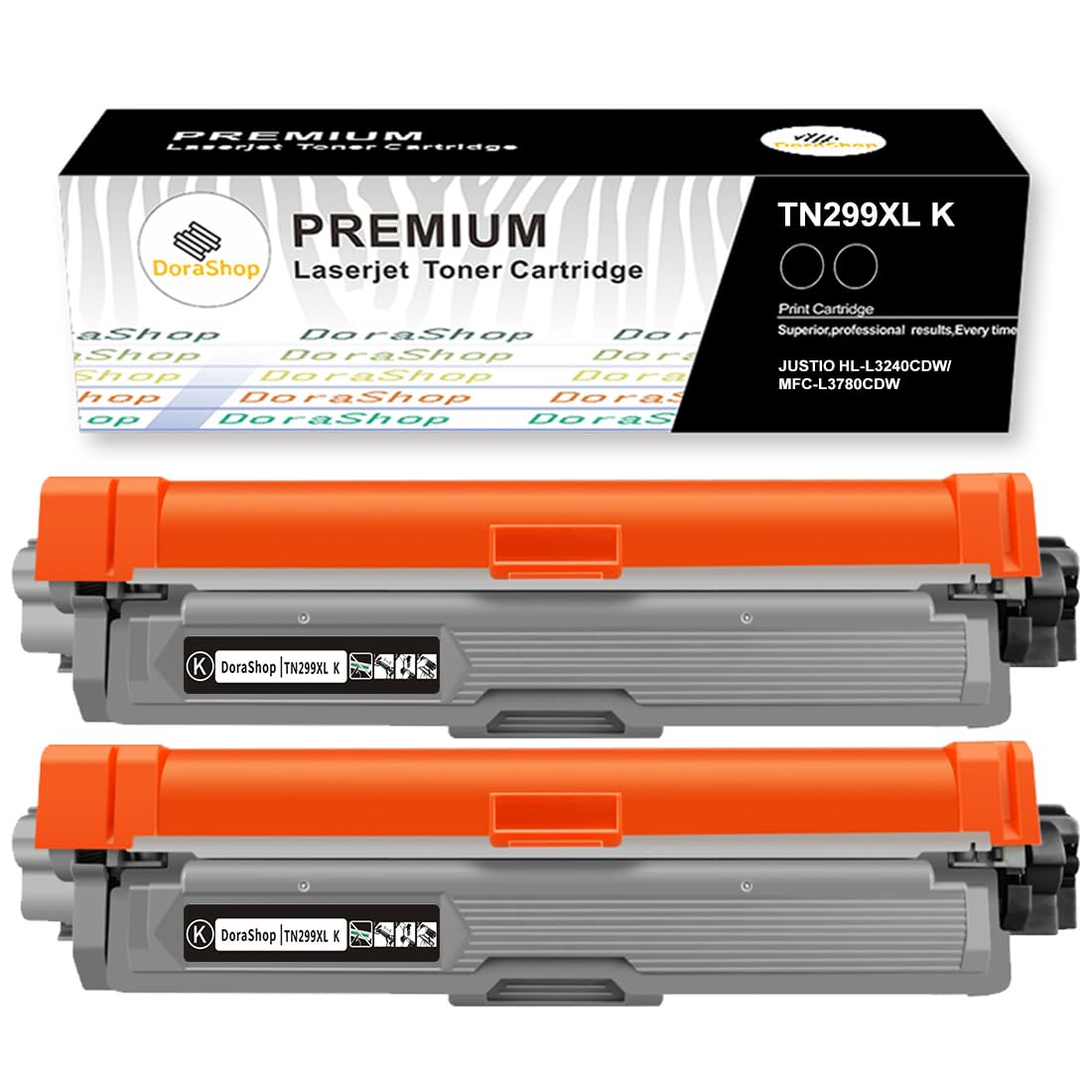 樂天商城 - Brother用 ブラザー TN299XL TN299XL-BK（ TN299XLBK*2 ) 大容量　互換トナーカートリッジ 「 2本 ブラック 」 対応機種：HL-L3240CDW、MFC-L3780CDW国際規格ISO9001認証