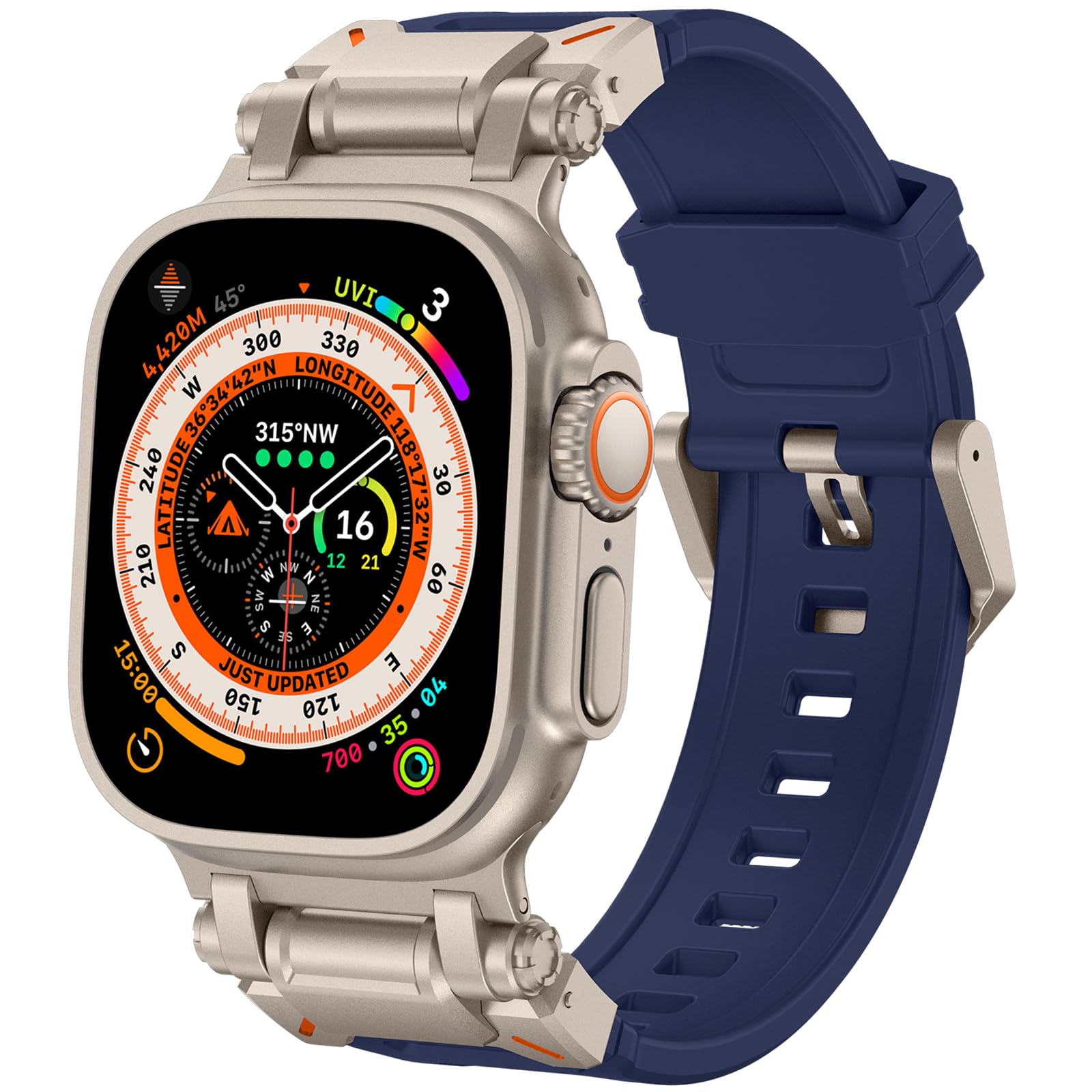 [SEUER������] ����ѥ��֥� Apple Watch �Х�� Ultra2/Ultra 49mm 45mm 44mm 42mm ���åץ륦���å� ���ݡ���...