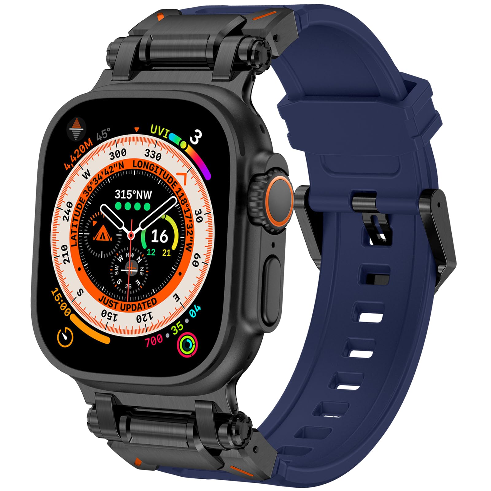 [SEUER������] ����ѥ��֥� Apple Watch �Х�� Ultra2/Ultra 49mm 45mm 44mm 42mm ���åץ륦���å� ���ݡ���...