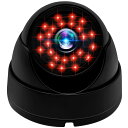 ELP USBドームカメラ 1MP 24個のLEDデイナイトビジョン付き 内蔵マイク ホームセキュリティ 監視 ウェブカメラ CCTV 防水 USBカメラ ベビーモニター ペットカメラ 駐車場監視に最適(ELP-USB100W05MT-DL36-J)