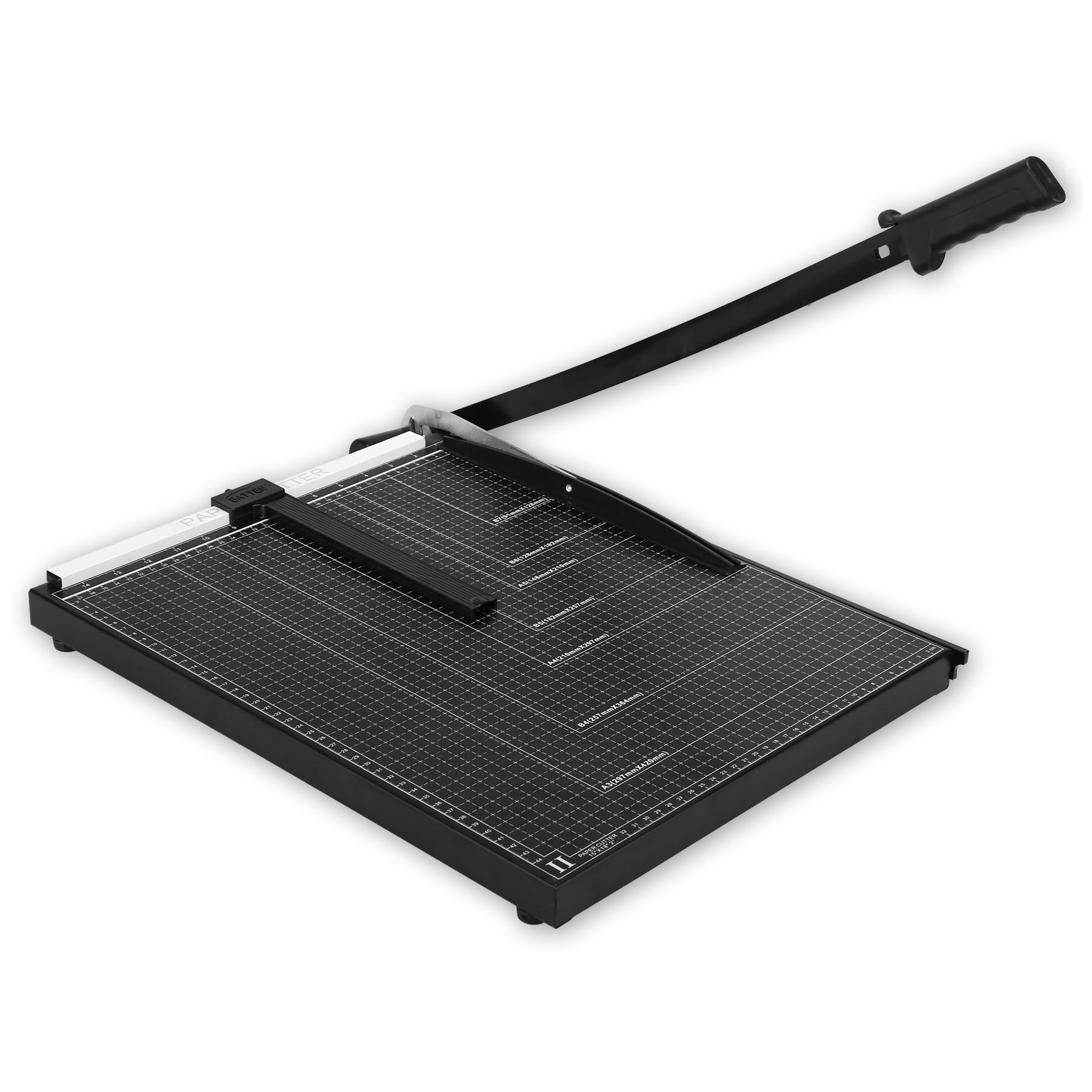 DAIDAIZAI 裁断機 ペーパーカッター 断裁機 金属ベース裁断機 A3 紙 A4 A5 B7 B6 B5 B4 対応 ズレ防止 ..