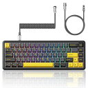 ATTACK SHARK X65 HEラピッドトリガーキーボード、磁気...(3)