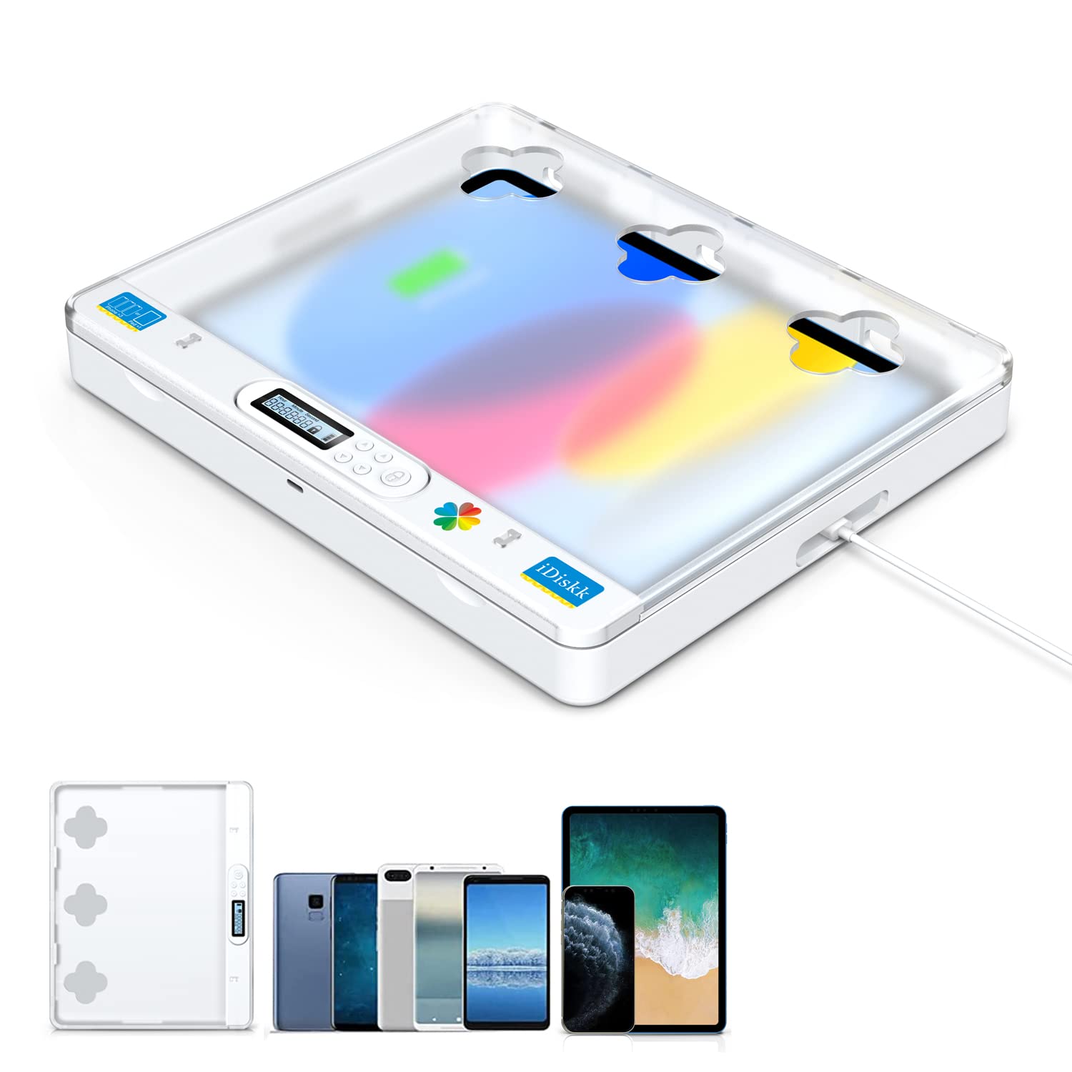 iDiskk タイムロッキングコンテナ 脱スマホ依存 デジタルデトックス 禁欲ボックス ゲーム中毒対策 フィ..