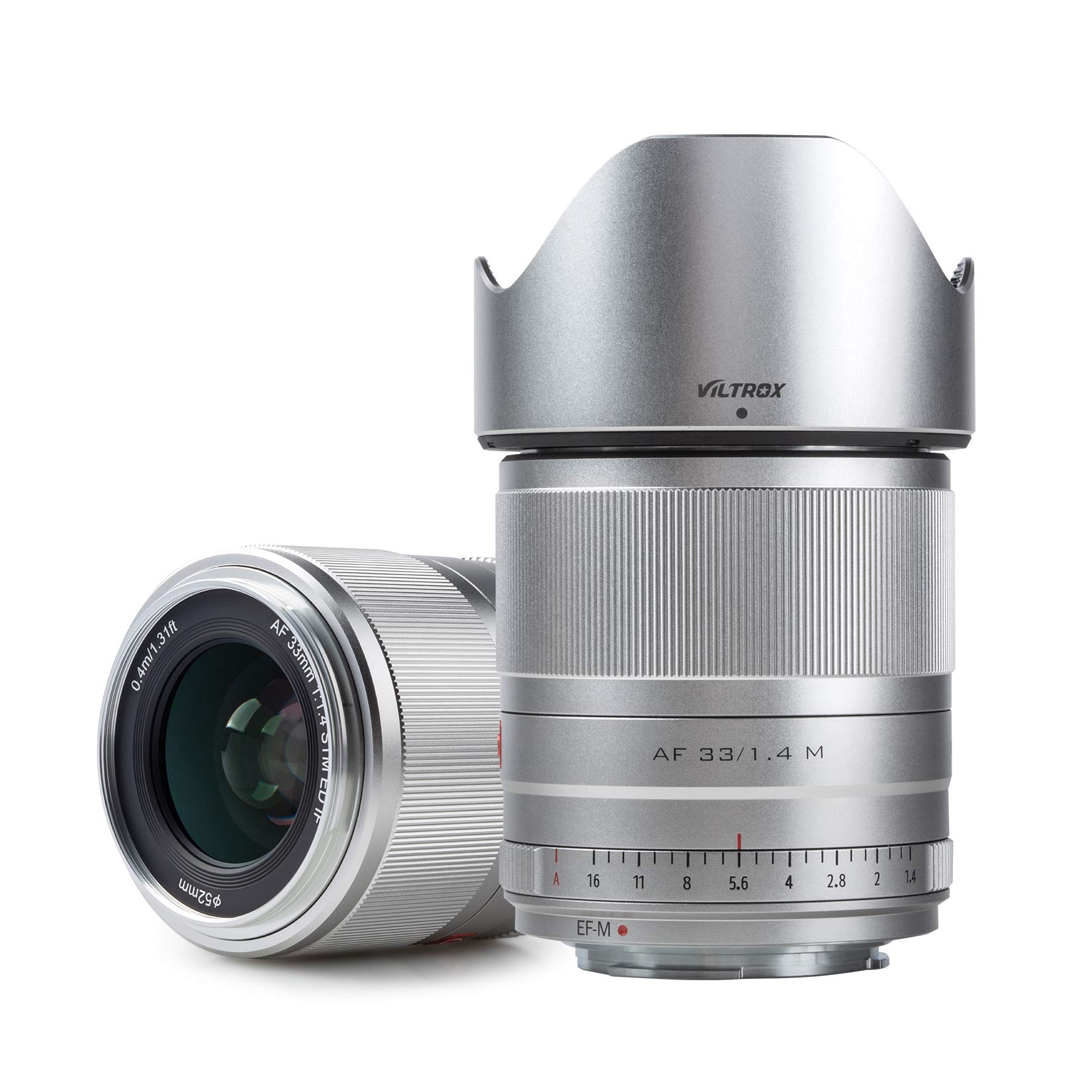 VILTROX EOSM 33mm F1.4 STM プライムレンズ キャノンCannon EOS Mマウント用単焦点レンズ 交換レンズ 瞳AF/動画AF対応 手ぶれ補正 軽量 コンパクト 日本語取扱説明書 M10/M100/M3/M5/M50/M6/M6