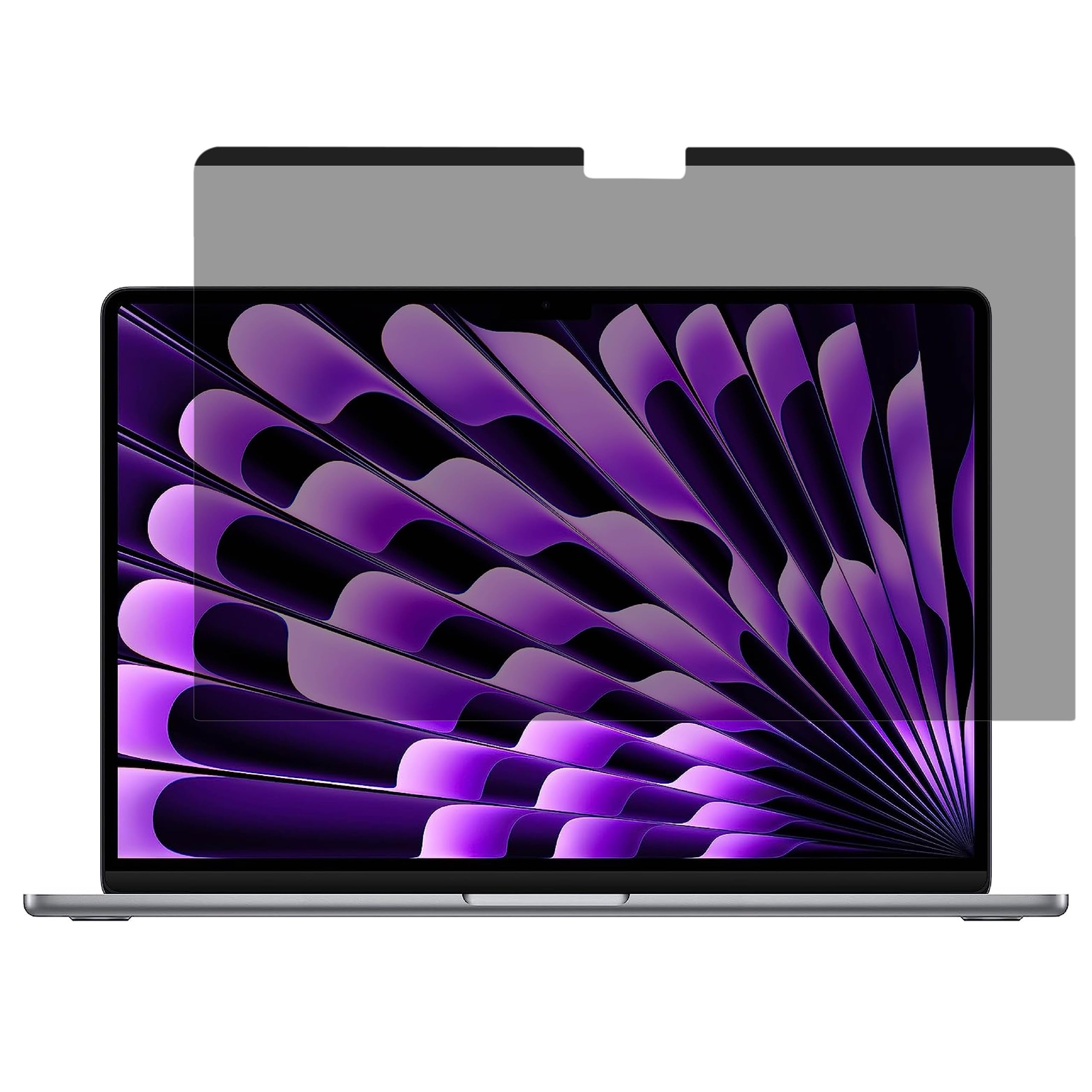 MacBook Air 15インチ (2023-2025, M2 M3 M4) - A2941 A3114 A3241用 覗き見防止 マグネット式 プライ..