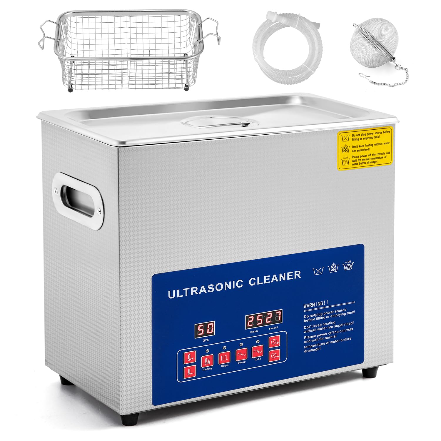 Frifreego 6L 超音波洗浄機 デュアル周波数 28/40khz変更可能 脱気 デジタル 卓上型 家庭業務両用 小型..