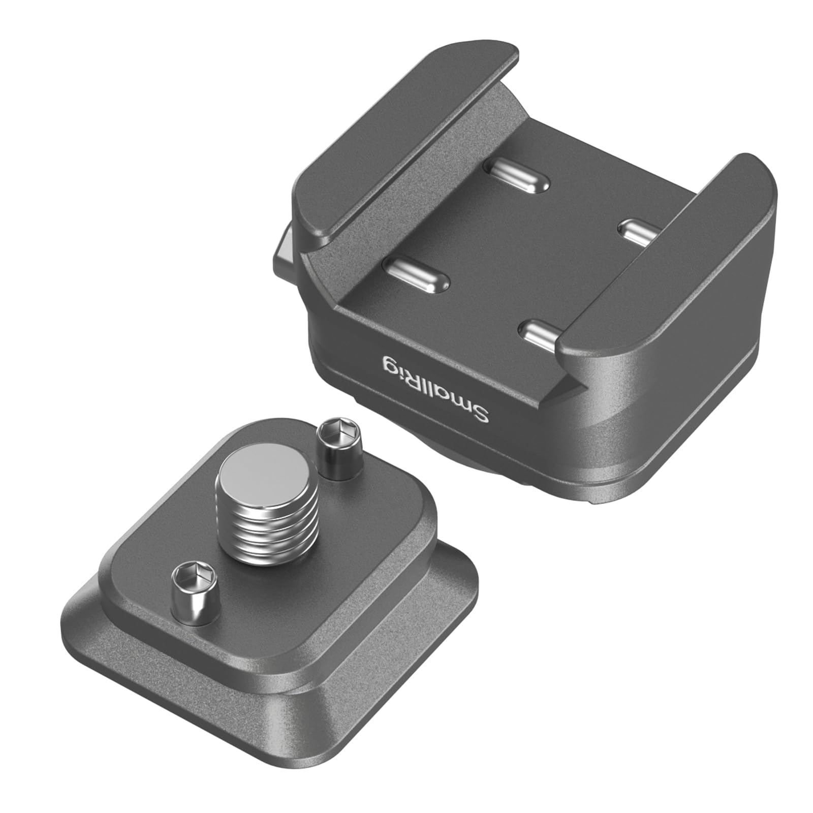SmallRig HawkLock H21 ユニバーサル クイックリリース マウント プレート キット 双方向 QR スライド NATO レール たわみ防止 1/4"-20 ネジ付き 最大 5kg の荷重 カメラ モニター アクション カメラ用 4491