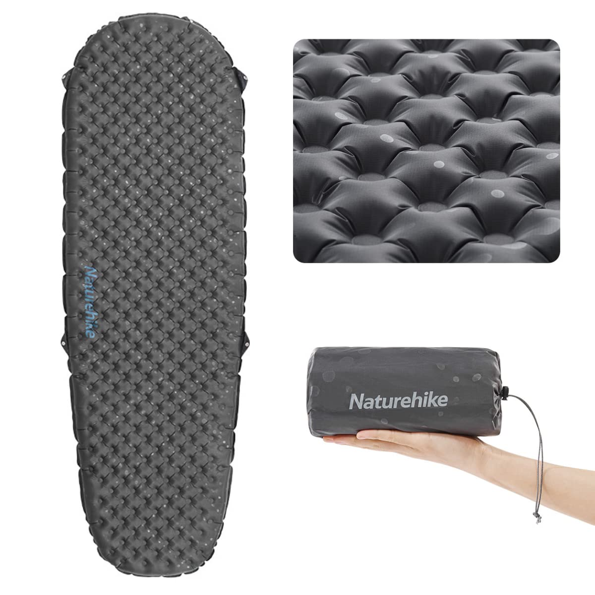 Naturehike R値3.5/R値3.2 キャンプ エアーマット 三季/四季対応 超軽量 インフレーターマット -6℃の低..