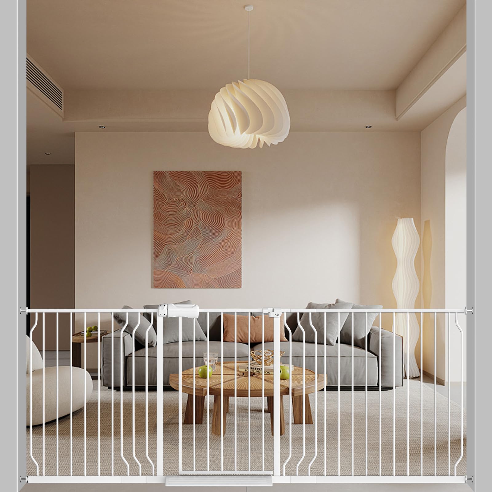 エルフ ベビー(Fairy Baby)ベビーゲート 階段上 ペットゲート ベビーフェンス 適用幅61-266cm ビデオ付..