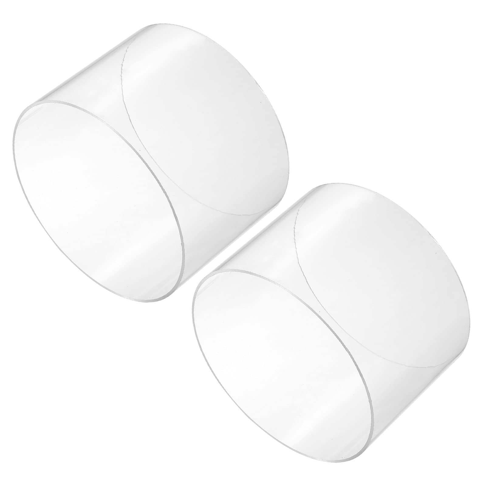 樂天商城 - uxcell アクリル管 硬い 丸管 ランプとランタン用 水冷システム用 214mm内径 220mm外径 15cm長さ クリア 2個