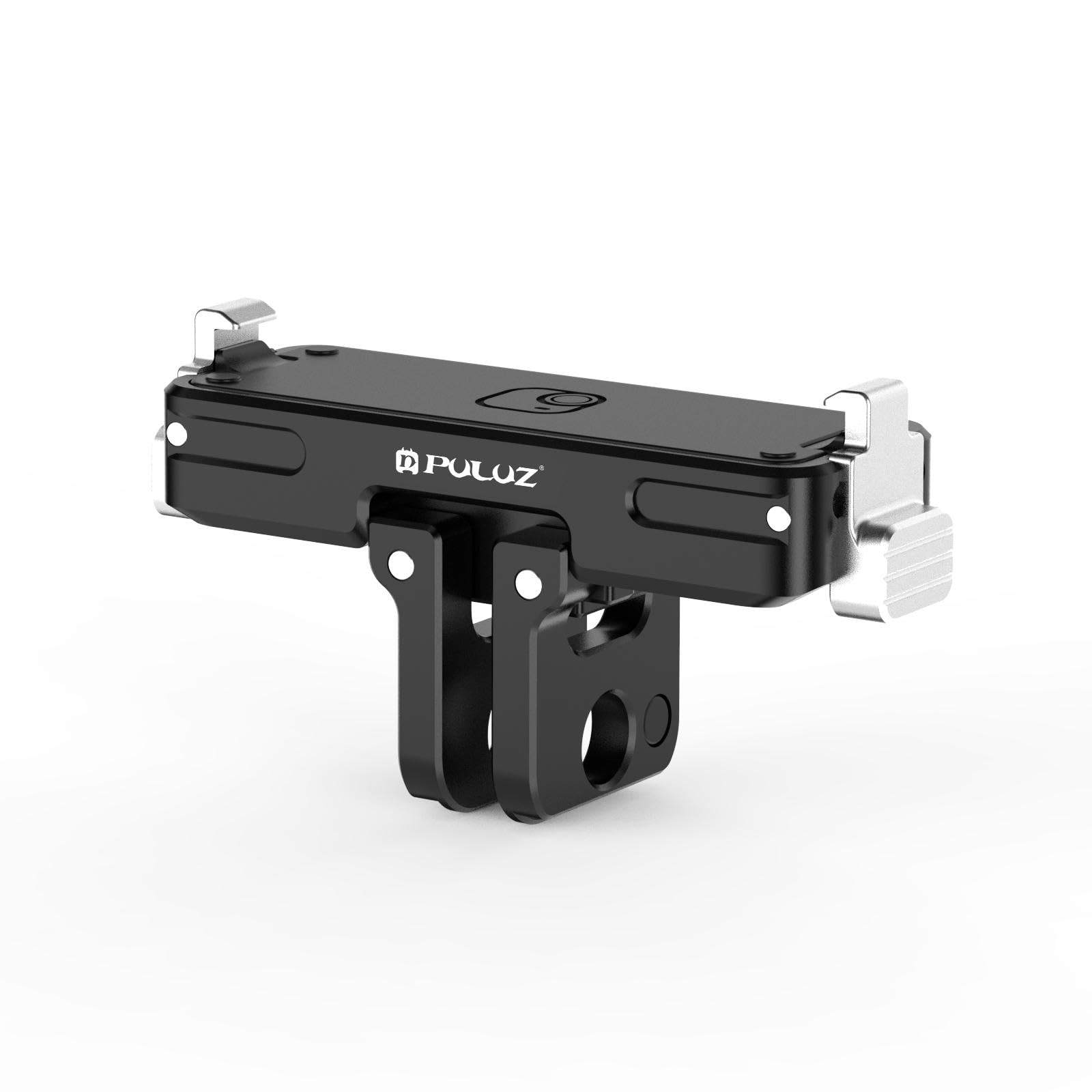 PULUZ Insta360 GO Ultra用マグネット式クイックリリースベースマウント、三脚、自撮り棒、ハンドル用1/4インチネジ穴付きアルミ合金アダプター