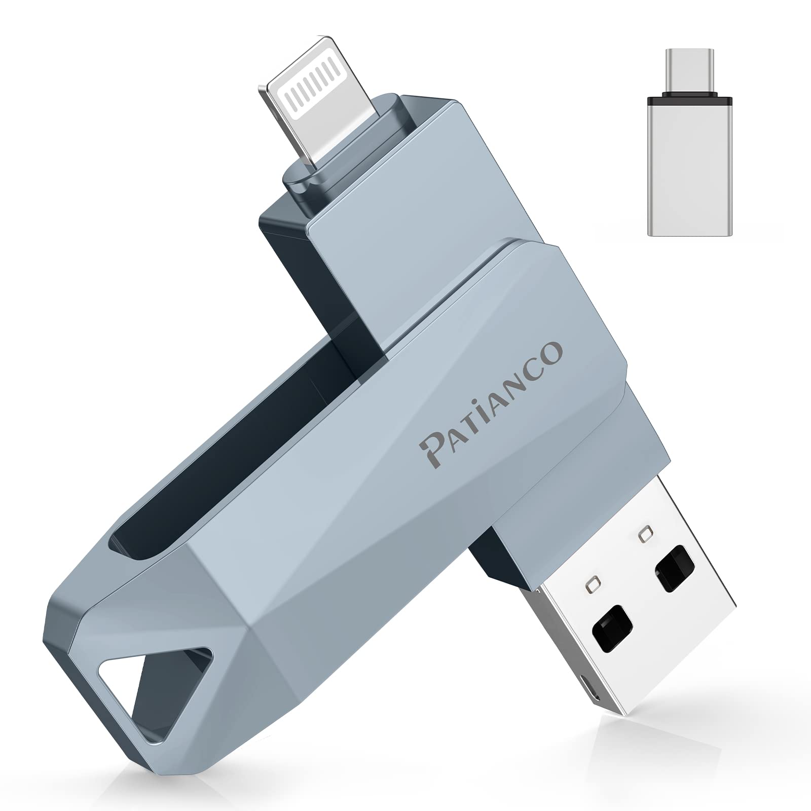 Patianco【MFi認証品 セキュリティ機能付】iPhone用 U...(3.0)