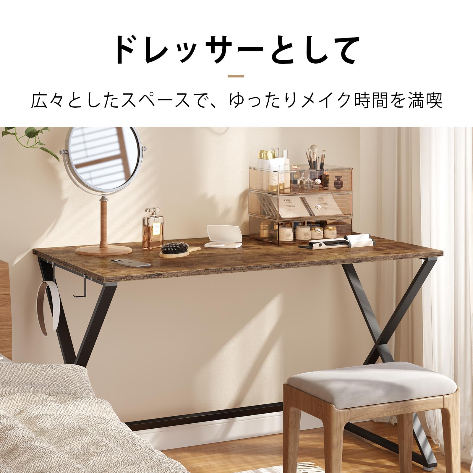 樂天商城 - IBF パソコンデスク pcデスク ゲーミングデスク オフィス テレワーク computer desk 机 学習机 コンパクト ワークデスク 組立簡単 シンプル 幅120cm 奥行き60cm つくえ 長方形 ビンテージ 幅120×奥行60×高さ70cm