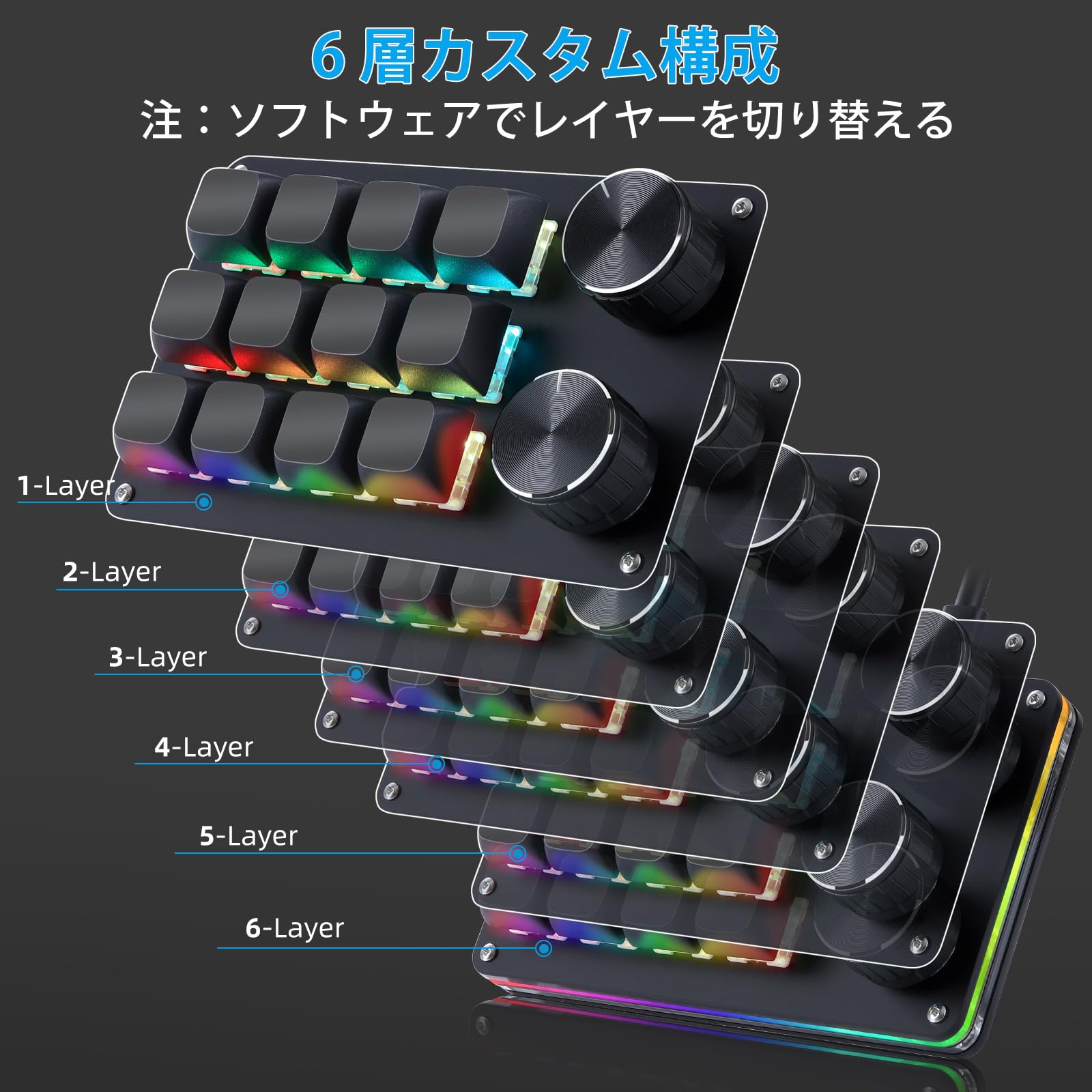 Koolertron『片手マクロキーボード』