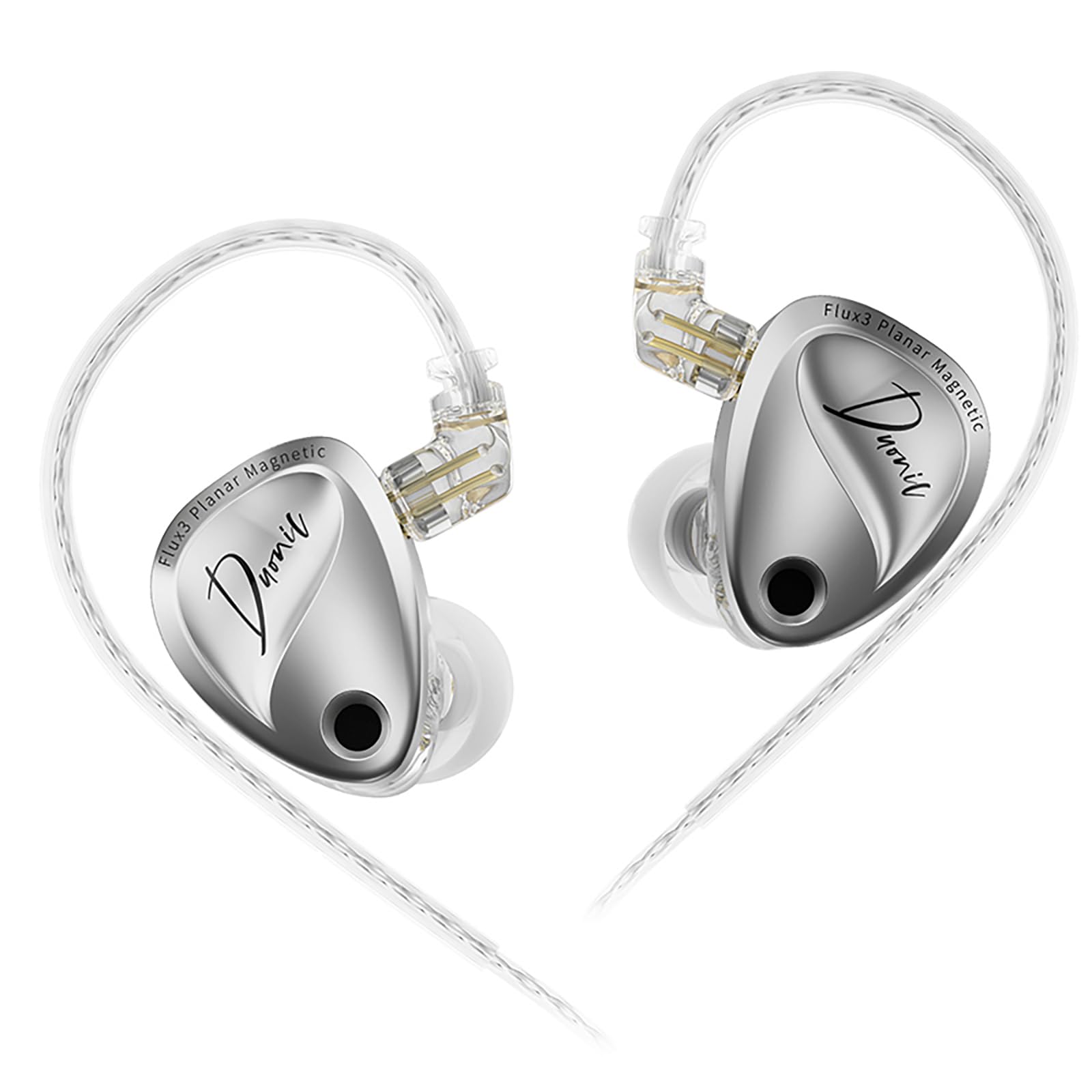Linsoul KZ Duonic ハイブリッド型ハイエンドHiFi耳掛け式イヤフォン 3マグネット平面磁気ドライバー 超ロングエクスカーション設計のFlux3ドライバー 精密なサウンドポジショニングを実現 高精度なプロフェッショナル電子フィルターが内蔵