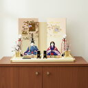 雛人形 木目込み コンパクト 道翠工房 もも雛 親王飾り おしゃれ ミニ モダン名前札 被布着 豪華 特典品 高級 かわいい 人気 スタイリッシュ 100000...