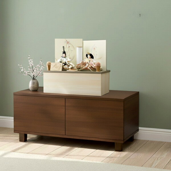 超コンパクト インテリア 雛人形 収納飾り 平安豊久 小芥子 白木収納飾り箱 枝垂れ桜 刺繍細工 変形二曲屏風 親王飾り 二人飾り 金襴裂 衣裳着 束帯 十二単