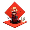 【クーポン発行中】五月人形 壹三人形 工房 もののふ童 幸村参上 真田幸村 衝立セット 子供 大将飾り 家紋名前木札 可愛い コンパクト 鈴甲子雄山 鎧着武者 ...