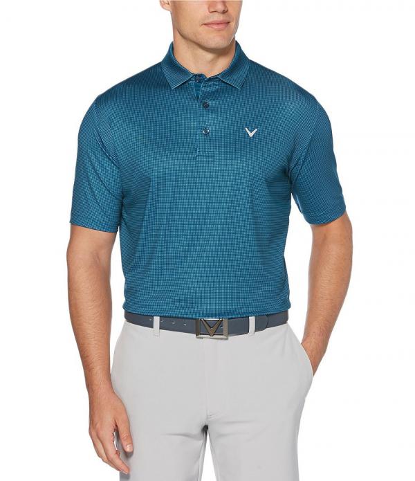 キャロウェイ トップス メンズ【Callaway Golf Short-Sleeve Gingham Polo】Deep Dive