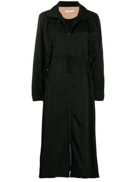 シーナ コート トレンチコート アウター レディース【Ssheena drawstring detail trench coat】Black