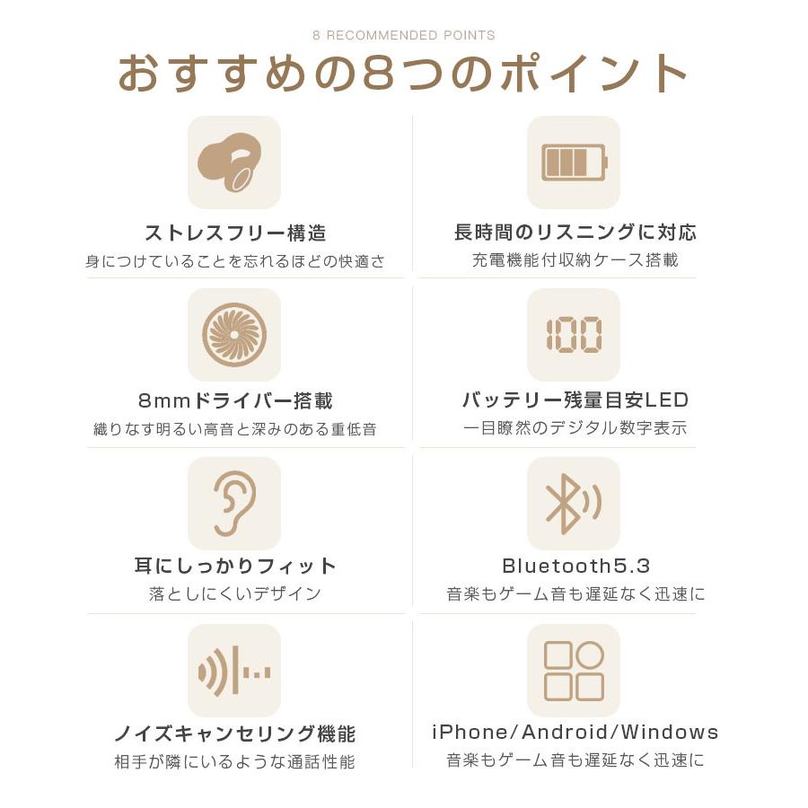 ワイヤレスイヤホン 耳挟み型 左右分離 骨伝導イヤホン 小型 軽量 HiFi高音質 瞬時...