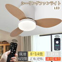 \6/20限定P10倍+10%OFF!/シーリングファンライト LED おしゃれ 調光調色 北欧 6畳~14畳 直付け 吹き抜け 照明器具 天井照明 静音 DC...