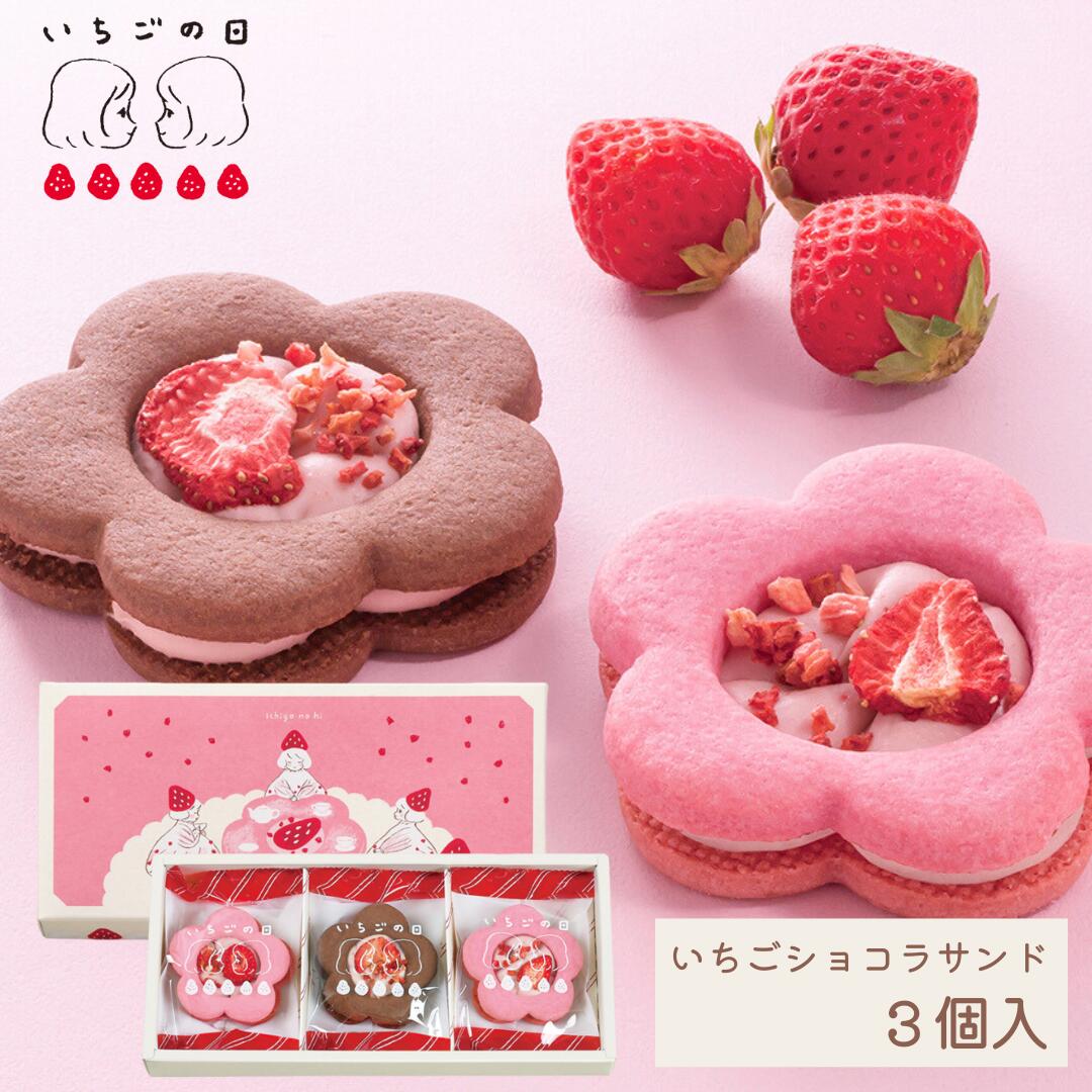 【再入荷!!】チョコレート ギフト 『いちごの日』いちごショコラサンド【IG-1】お菓子 おしゃれ かわいい ホワイトデー 誕生日プレゼント【VT】のサムネイル