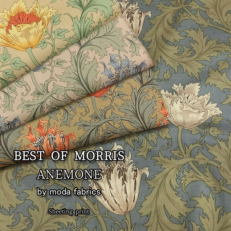  moda fabrics BEST OF MORRISwANEMONEFAllxV[`Ovg⁦108cm@Rbg100bxXgIuX XRNV EBAEXb