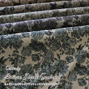 ◇◇★Antique Flower Garden(アンティークフラワーガーデン)』≪シャツコールプリント≫※106cm幅 コットン100%|コーデュロイ生地 秋...