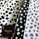 【ツヤ消しラミネート】Dalmatian（ダルメシアン）≪ツイルプリント≫※108cm幅 コットン100％ 表：ツヤ消しビニールコーティング●