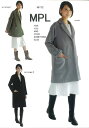 【ハンドメイド用型紙】mパターン研究所≪チェスターコート≫【大人サイズ】(M172)※型紙(パターン)の為、完成品の製品ではありません。