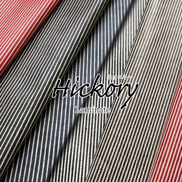 乐天商城 - ▼■【丸巻き発送】【ツヤ消しラミネート】＊Hickory（ヒッコリー）※108cm幅　コットン100％　表：ツヤ消しビニールコーティング●