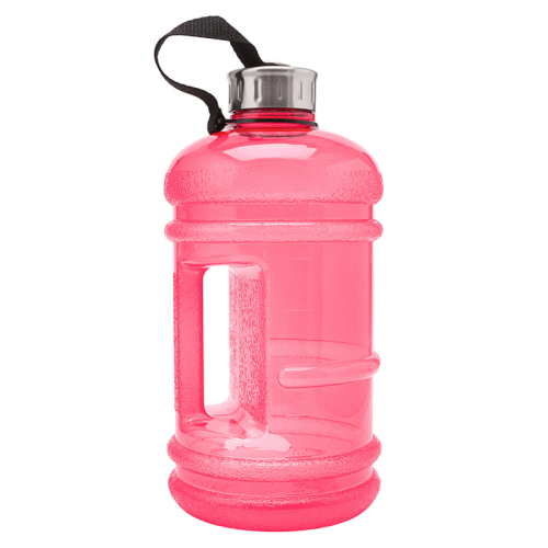乐天商城 - ウォーターボトル 2.2L 大容量 送料無料 水筒 2000ml 2リットル 軽量 漏れ防止 持ち運び 簡単 洗浄 丈夫 透明 目盛り付き BPAフリー 運動 筋トレ ジム アウトドア 登山 キャンプ 車 仕事 通学 大人 男女兼用 レッド